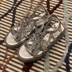 Stella McCartney Kids Star Leather Sandals